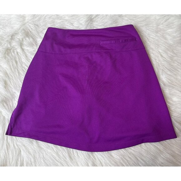 Nike Women's Small Bright Purple Dri Fit Skort Golf Tennis - Picture 2 of 8